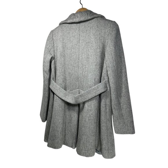 Nine West Wool Blend Blazer Peacoat Longline Women 4 Business Casual Preppy Twee - Picture 5 of 12